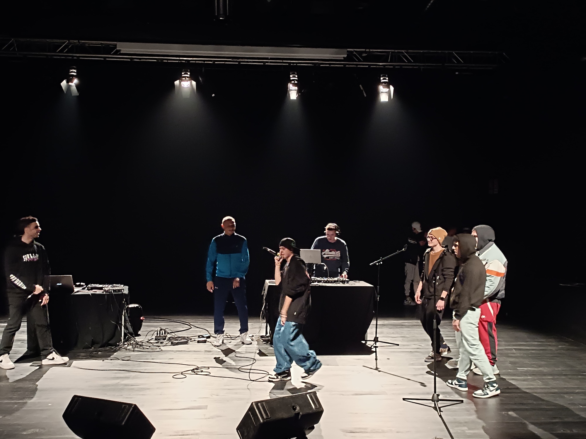 hip hop sul palco di santrap